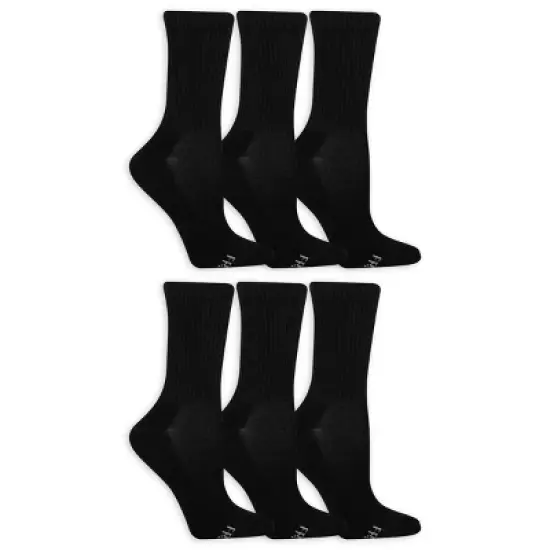 Fruit of the Loom Women's 6pk Comfort Cushion Crew Socks - 8-12 image {5}