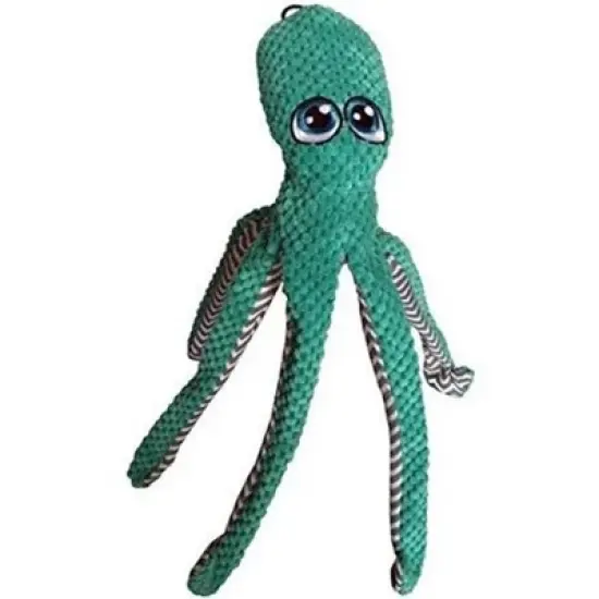 Petlou Octopus Plush Dog Toy - Assorted Colors (16")- One Unit image {2}