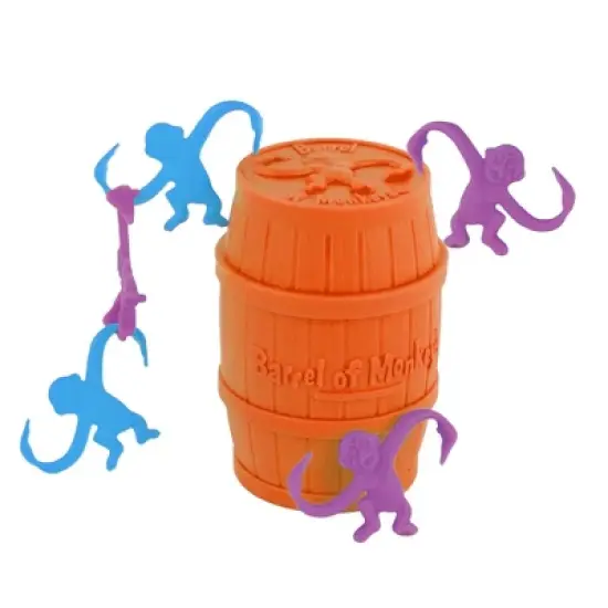 Super Impulse World's Smallest Barrel of Monkeys Game | Orange image {2}