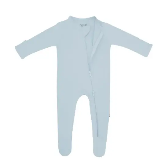 Kyte Baby Zippered Footie in Fog image {5}