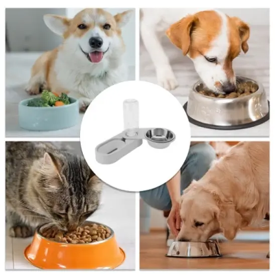Unique Bargains Foldable Dog Bowls 1 Pc image {3}