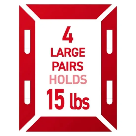 Command Large Picture Hanging Strips Black: Heavy Duty Adhesive, 3.649" Length, 0.751" Width, Plastic image {2}