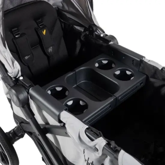 Larktale Universal Stroller/Wagon Snack Tray and Cup Holder - Black image {1}