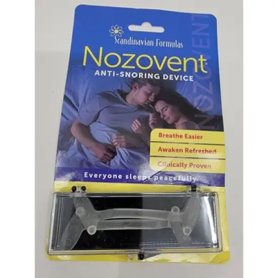 Nozovent Anti-Snoring Device-2 Piece by Scandinavian Formulas  -  2 Each image {1}