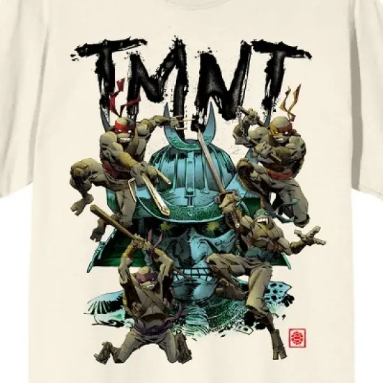 World Of TMNT Ninja Turtles Fight Crew Neck Short Sleeve Men's T-shirt image {1}