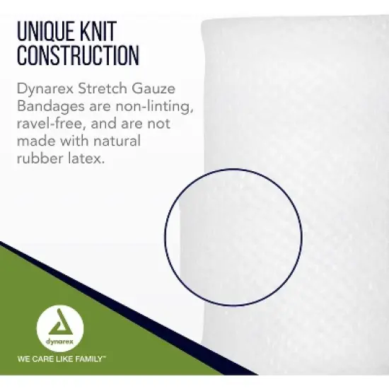 Dynarex Conform Stretch Gauze Bandage Rolls 6" x 4.1yd, 6 Count image {2}