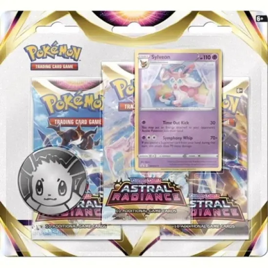 Pokemon Cards: SAS10 Astral Radiance 3pk Blister -Sylveon image {1}
