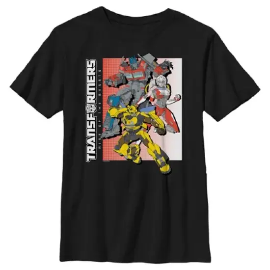 Boy's Transformers: Rise of the Beasts Group Poster T-Shirt image {4}