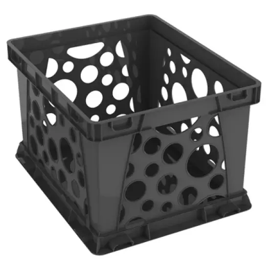 Storex Large File Crate, Black image {3}