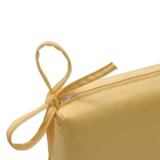 Pillow Perfect 18"x45" ECOM Canvas Outdoor Bench Cushion image {1}