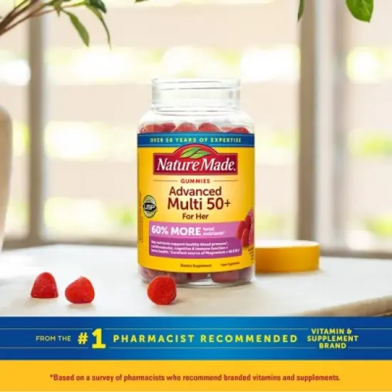Nature Made Advanced Multivitamin 50+ for Her Gummies - 84ct image {9}