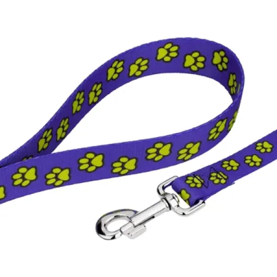 Country Brook Petz Blue Busy Paws Martingale Dog Collar and Leash Limited Edition image {4}