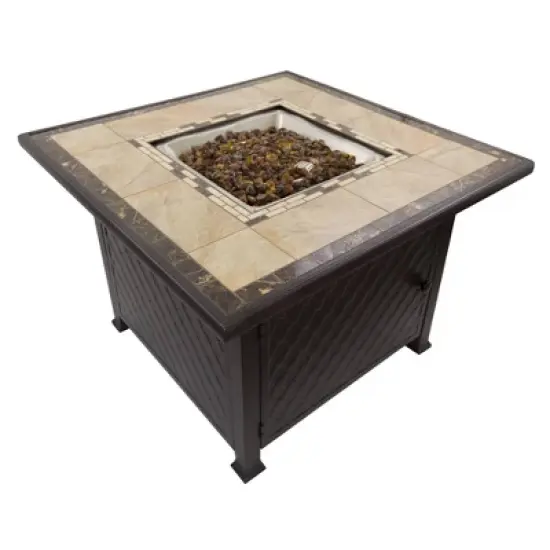 Square Tile Top Fire Pit - AZ Patio Heaters image {1}