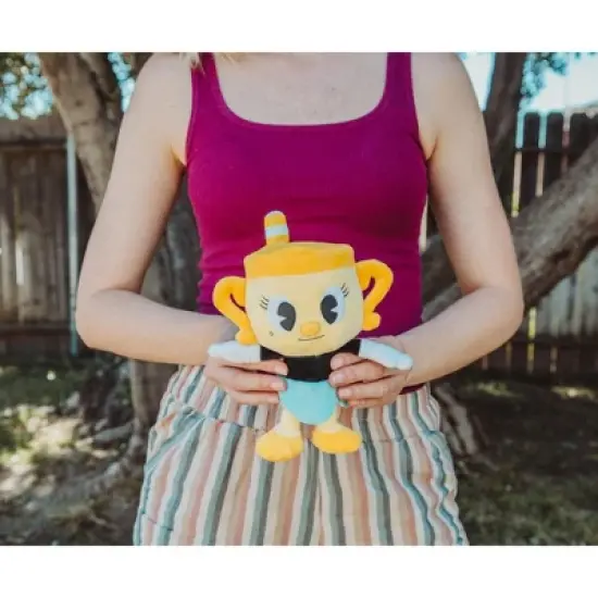 Toynk Cuphead 8-Inch Collector Plush Toy | Ms. Chalice image {4}
