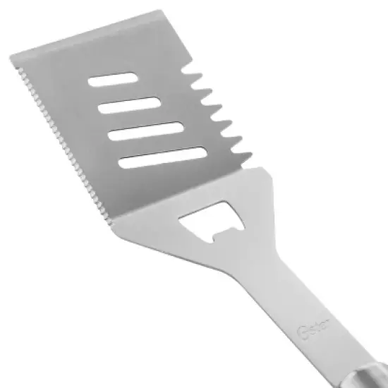 Oster Baldwin 3 Piece Stainless Steel Barbecue Tool Set in Silver image {3}