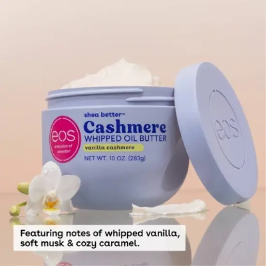 eos Shea Better Cashmere Whipped Oil Butter - Vanilla - 10 fl oz image {7}