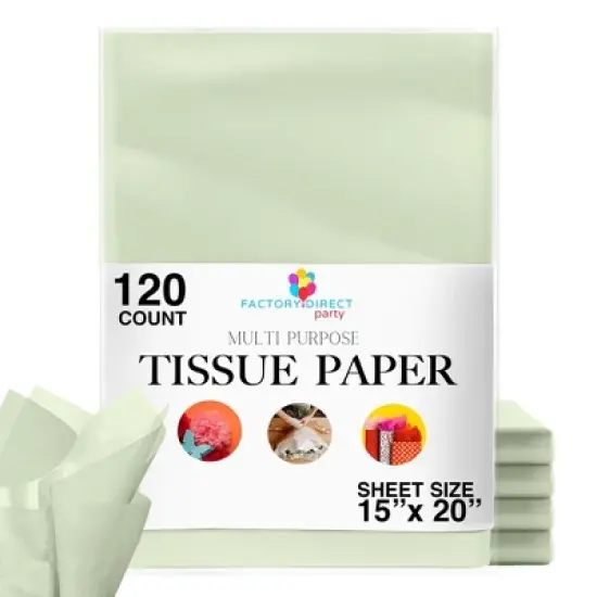 Crown Display Tissue Paper 15" x 20" Packing Paper for Gifts - 120 Count image {14}