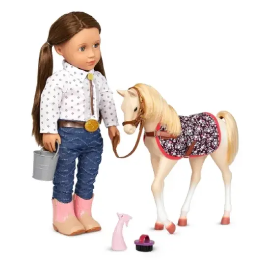 Our Generation Palomino Horse Foal Accessory Set for 18" Dolls image {2}