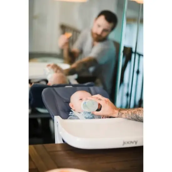 Joovy Nook NB High Chair Compact Fold Reclinable Seat - Slate image {4}