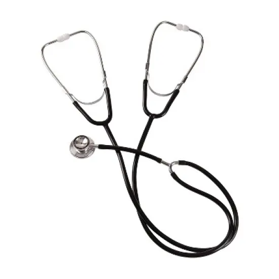 Mabis 10-446-020 Teaching/Training Stethoscope Black image {4}