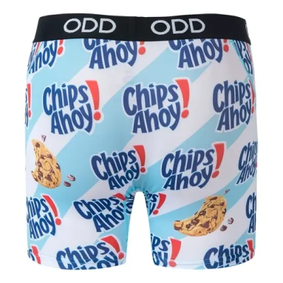Odd Sox Men's Graphic Print Funny Boxer Briefs, Chips Ahoy Cookies image {1}