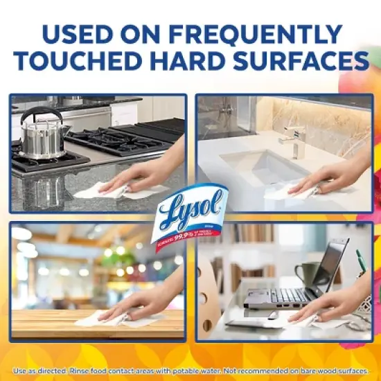 Lysol Disinfecting Wipes, Brand New Day, 80 wipes image {3}