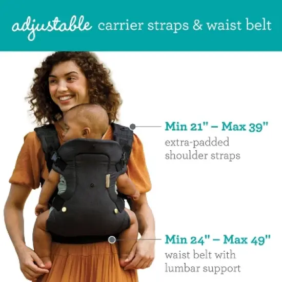 Infantino Flip 4-In-1 Convertible Carrier & Crossbody Diaper Bag Set image {3}