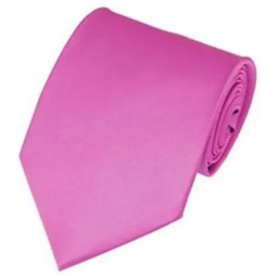 Solid Color 3.5 Inch Wide And 62 Inch Extra Long Necktie For Big & Tall Men image {8}