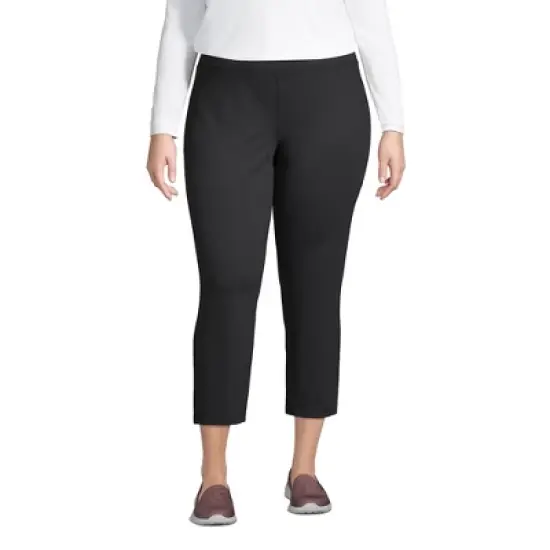 Lands' End Women's Active Crop Yoga Pants image {3}