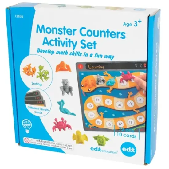 Edx Education Monster Counters Activity Set image {1}