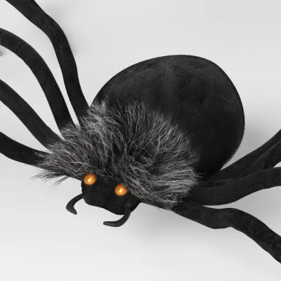 50" Plush Spider Halloween Decorative Prop - Hyde and EEK! Boutique&trade; image {2}
