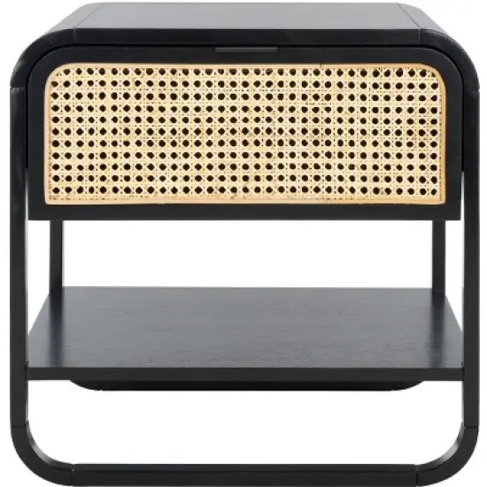 Yunis 1 Drawer 1 Open Shelf Nightstand - NST9205 - Safavieh image {12}