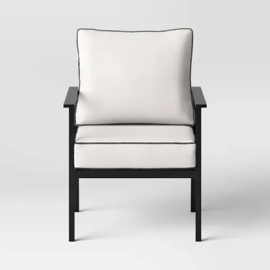 Searsburg 3pc Aluminum Patio Chat Set - Black - Threshold&trade; image {3}