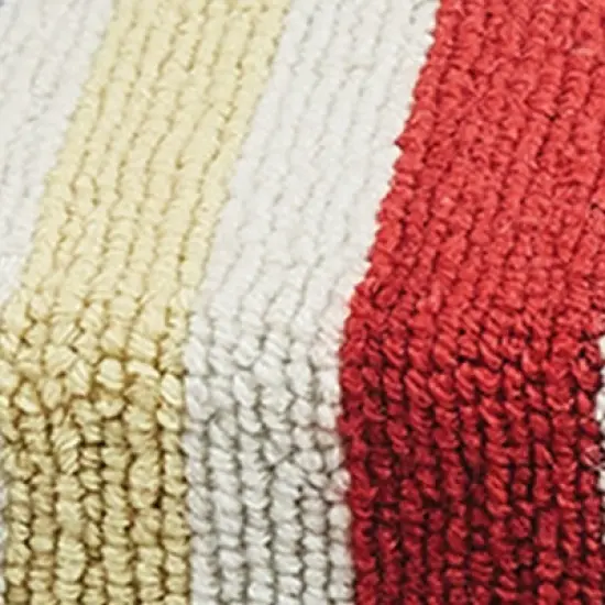 Park Designs Camp Stripe Hooked Bench image {2}