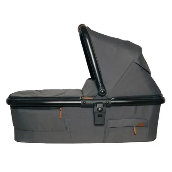 Venice Child Maverick Stand Alone Bassinet for Single to Double Stroller (Not Included) with Side Storage Pocket and Sun Guard Canopy, Eclipse Black image {1}