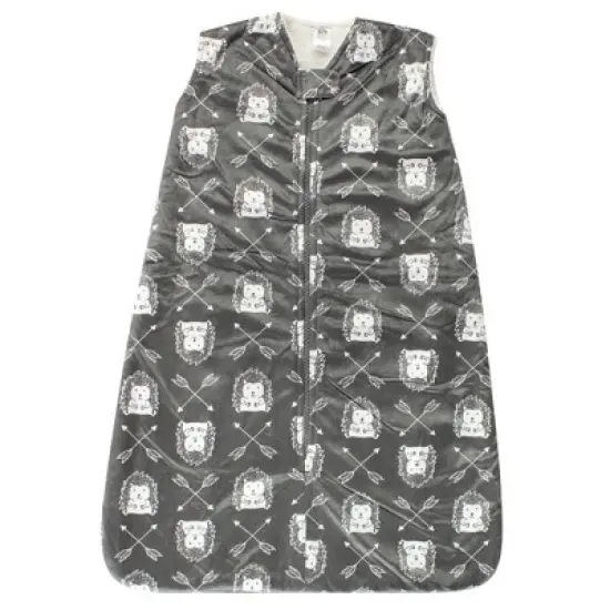 Hudson Baby Unisex Baby Mink with Faux Shearling Inner Sleeping Bag, Sack, Blanket, Hedgehog image {3}