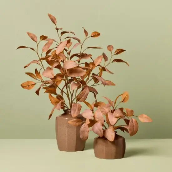 Rusted Eucalyptus Artificial Fall Arrangement - Hearth & Hand&trade; with Magnolia image {3}