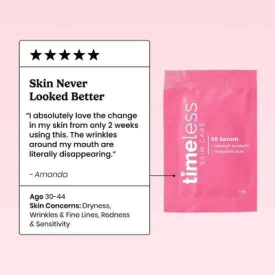Timeless Skin Care Matrixyl Synthe'6 Serum&nbsp;Pouches - 28ct image {6}