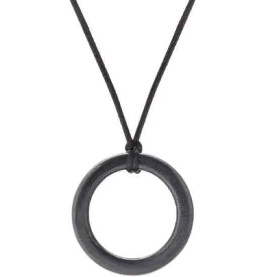 Chewigem Realm Chewable Ring Pendant, Black image {1}