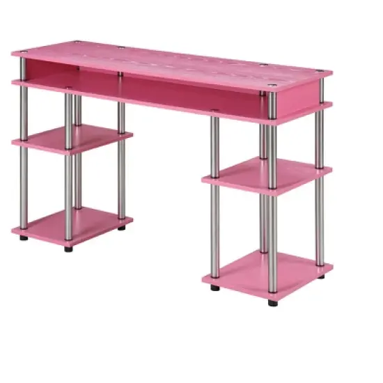 Designs2Go No Tools Student Desk with Shelves - Breighton Home image {12}