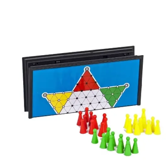 WE Games Magnetic Folding Travel Chinese Checkers Board Game image {2}