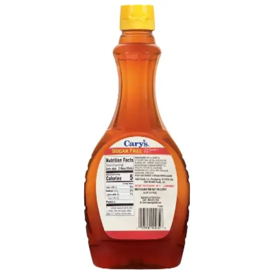 Cary's Sugar-Free Maple-Flavored Syrup - 24 fl oz image {3}