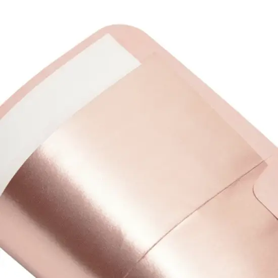 Best Paper Greetings 50 Pack Pink A7 Envelopes, 5x7 Size for Mailing Wedding Invitations, Greeting Cards, Rose Gold Foil Lining, Peel & Stick Seal image {4}