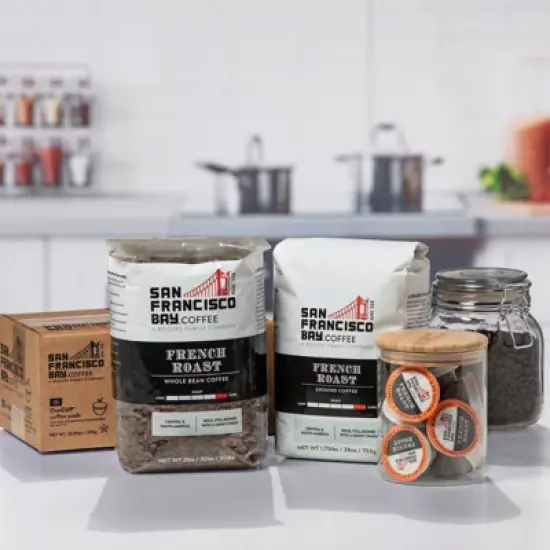 San Francisco Bay Coffee French Dark Roast Whole Bean Coffee - 2lb image {4}