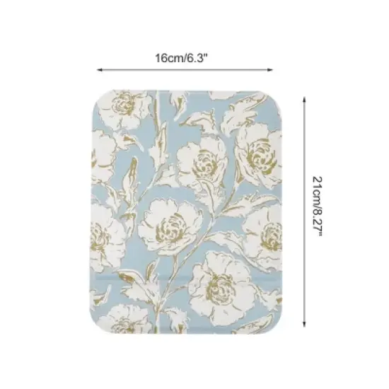 Unique Bargains Women Lightweight Makeup Mirror for Travel Blue 1 Pc image {1}