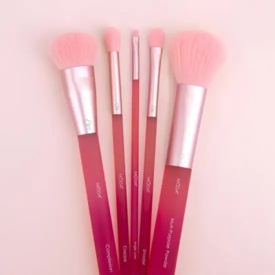 MODA Brush Hibiscus Hues Face Makeup Brush Kit- 5pc image {5}