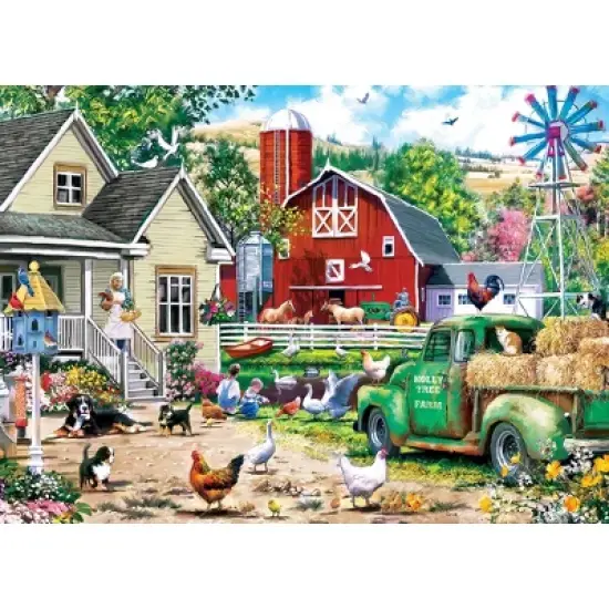 MasterPieces 1000 Piece Jigsaw Puzzle - Holly Tree Farm - 26.8"x19.3" image {2}