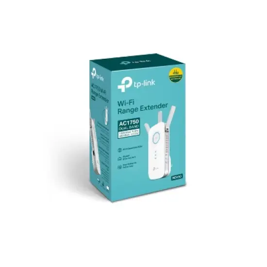 TP-LINK AC1750 Wi-Fi Dual Band Plug In Range Extender - White (RE450) image {7}
