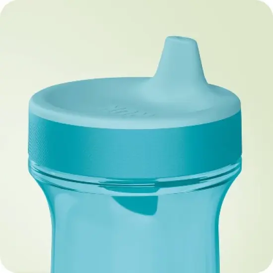 NUK Everlast Hard Spout Cup - Teal Blue - 10oz/2pk image {3}