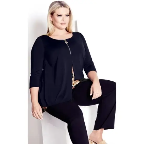 Women's Plus Size Tamara Print Tunic - animalia | AVENUE image {3}